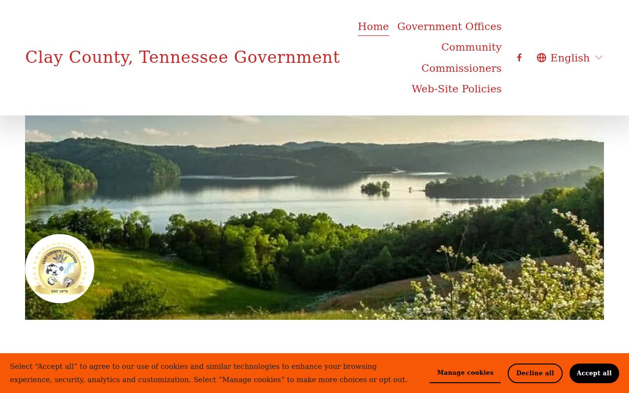 Clay County court docket government page